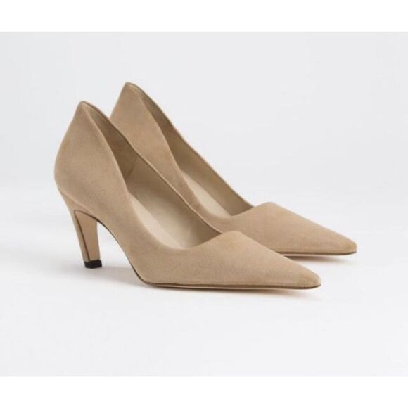 GOOD AMERICAN BLACK SUEDE ICON PUMPS Womens Size 12 - Picture 2 of 4